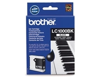 Een Brother inktcartridge, 500 pagina's, OEM LC-1000BK, zwart koop je bij best4office