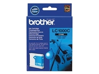 Een Brother inktcartridge, 400 pagina's, OEM LC-1000C, cyaan koop je bij best4office