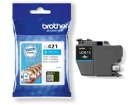 Een Brother inktcartridge, 200 pagina's, OEM LC-421C, cyaan koop je bij Muys Kantoor & Kado