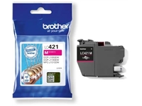 Een Brother inktcartridge, 200 pagina's, OEM LC-421M, magenta koop je bij Muys Kantoor & Kado