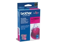 Een Brother inktcartridge, 260 pagina's, OEM LC-980M, magenta koop je bij best4office