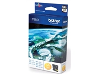 Een Brother inktcartridge, 260 pagina's, OEM LC-985Y, geel koop je bij best4office