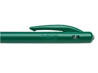 Een Bic balpen M10 Clic schrijfbreedte 0,4 mm, medium punt, groen koop je bij Muys Kantoor & Kado