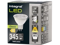 Een Integral LED spot MR16, dimbaar, 2.700 K, 3,4 W, 380 lumen koop je bij Muys Kantoor & Kado