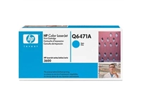 Een HP toner 502A, 4 000 pagina's, OEM Q6471A, cyaan koop je bij Muys Kantoor & Kado