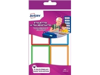 Een Avery Family weerbestendige etiketten, ft 4,5 x 6,5 cm, etui met 16 etiketten in geassorteerde kleuren koop je bij best4office