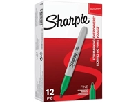 Een Sharpie permanent marker, 1 mm, groen koop je bij Muys Kantoor & Kado