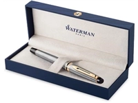 Een Waterman Expert vulpen, medium, zilver/goud, in giftbox koop je bij Muys Kantoor & Kado