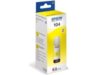 Een Epson inktfles 104, 7.500 pagina's, OEM C13T00P440, geel koop je bij Muys Kantoor & Kado