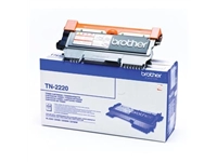 Een Brother toner, 2.600 pagina's, OEM TN-2220, zwart koop je bij best4office