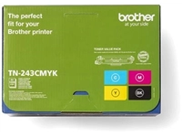 Een Brother toner, 1.000 pagina's, OEM TN-243CMYK, 4 kleuren koop je bij best4office