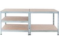 Een AR Shelving rek Rivet Stabil, ft 180 x 90 x 40 cm, 5 legborden uit HDF, gegalvaniseerd koop je bij Muys Kantoor & Kado