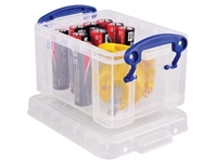 Een Really Useful Box visitekaarthouder 0,3 liter, transparant koop je bij best4office