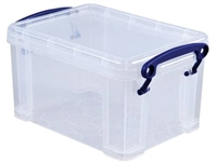 Een Really Useful Box opbergdoos 1,6 liter, transparant koop je bij best4office