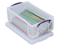 Een Really Useful Box opbergdoos 12 liter, transparant koop je bij best4office