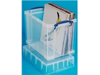 Een Really Useful Box opbergdoos 19 liter XL, transparant koop je bij best4office