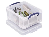 Een Really Useful Box opbergdoos 21 liter, transparant koop je bij best4office