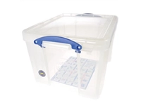 Een Really Useful Box 35 liter, transparant, per stuk verpakt in karton koop je bij best4office