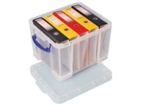 Een Really Useful Box opbergdoos35 liter, transparant koop je bij best4office