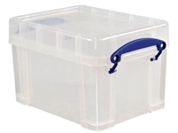 Een Really Useful Box opbergdoos 3 liter, transparant koop je bij best4office