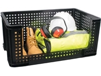 Een Really Useful Box opbergmand 64 liter, zwart koop je bij best4office