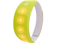 Een Wowow lichtband geel, met 5 rode leds, met velcrosluiting, met batterij koop je bij best4office