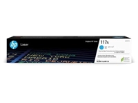 Een HP toner 117A, 700 pagina's, OEM W2071A, cyaan koop je bij Muys Kantoor & Kado