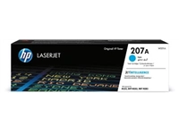 Een HP toner 207A, 1.250 pagina's, OEM W2211A, cyaan koop je bij Muys Kantoor & Kado