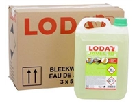 Een Loda Javel 10° bleekwater, groen, bidon van 5 l koop je bij Muys Kantoor & Kado