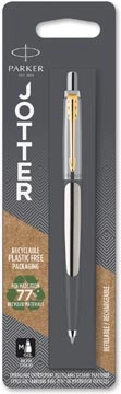 Een Parker Jotter gelroller Stainless Steel GT, op blister koop je bij Muys Kantoor & Kado