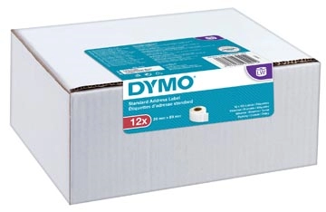 Een Dymo Value Pack: etiketten LabelWriter ft 89 x 28 mm, wit, doos van 12 x 130 etiketten koop je bij best4office