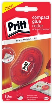 Een Pritt lijmroller Compact niet-permanent, op blister koop je bij best4office