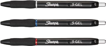 Een Sharpie S-gel roller, medium punt, blister van 3 stuks, geassorteerde kleuren koop je bij Muys Kantoor & Kado