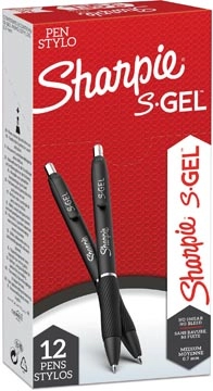 Een Sharpie S-gel roller, medium punt, rood koop je bij Muys Kantoor & Kado