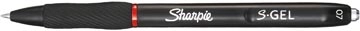 Een Sharpie S-gel roller, medium punt, rood koop je bij Muys Kantoor & Kado