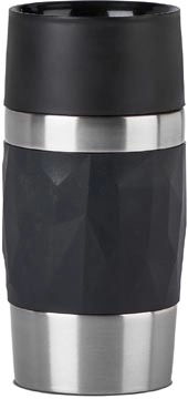 Een Emsa Travel Mug Compact thermosbeker, 0,3 l, zwart koop je bij Muys Kantoor & Kado