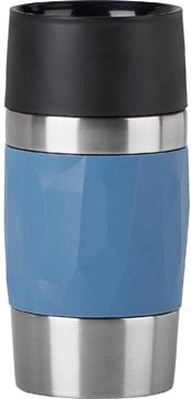 Een Emsa Travel Mug Compact thermosbeker, 0,3 l, blauw koop je bij Muys Kantoor & Kado