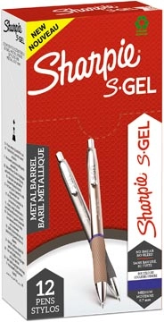 Een Sharpie S-gel roller, medium punt, per stuk, geassorteerde metallic kleuren koop je bij Muys Kantoor & Kado