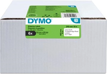 Een Dymo etiketten LabelWriter ft 102 x 210 mm (DHL), wit, doos van 6 x 140 etiketten koop je bij best4office