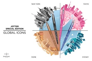 Een Parker Jotter balpen special edition New York, medium, in giftbox koop je bij best4office