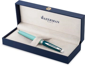 Een Waterman Hémisphère Colour Blocking vulpen, medium punt, Green CT koop je bij Muys Kantoor & Kado