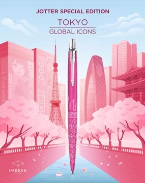 Een Parker Jotter balpen special edition Tokyo, medium, in giftbox koop je bij best4office