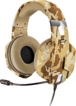 Een Trust GXT 322D Carus Gaming Headset, desert camo koop je bij best4office