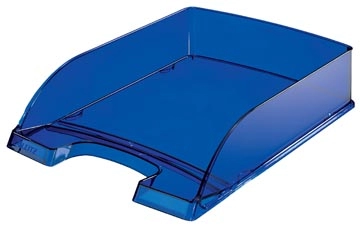 Een Leitz brievenbakje Plus 5226 blauw transparant koop je bij best4office