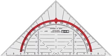 Een M+R geodriehoek, 16 cm koop je bij best4office