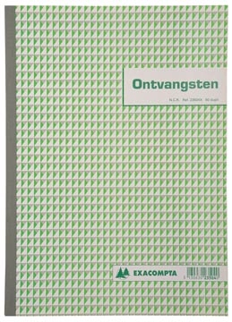 Een Exacompta ontvangsten, ft 29,7 x 21 cm, Nederlandstalig, dupli (50 x 2 vel) koop je bij best4office