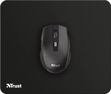 Een Trust Mouse Pad M, muismat, zwart koop je bij Muys Kantoor & Kado