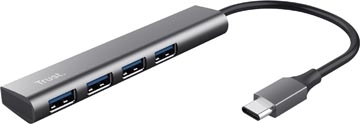 Een Trust Halyx USB-C 3.2 Hub 4-poorten koop je bij best4office