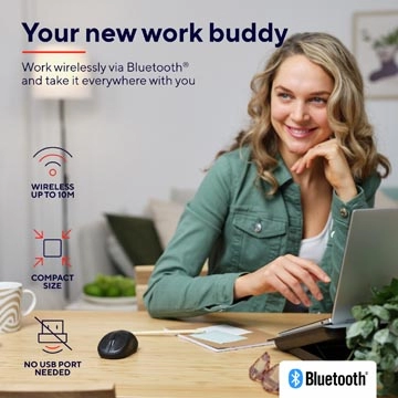 Een Trust Primo draadloze Bluetooth muis, zwart koop je bij best4office