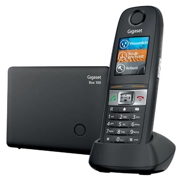 Een Gigaset E630 DECT draadloze telefoon, grijs koop je bij Muys Kantoor & Kado